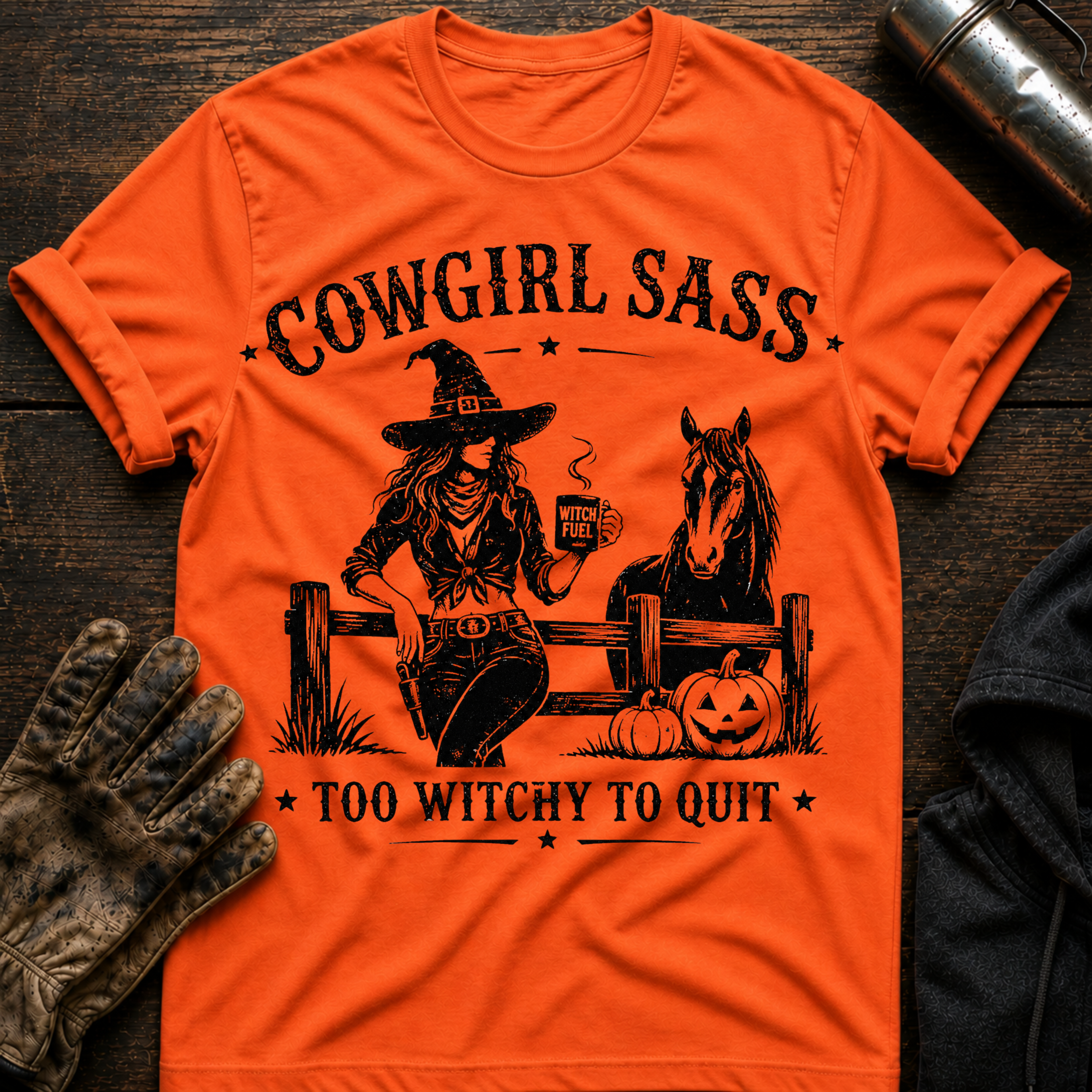 Cowgirl Sassy Witch T-Shirt
