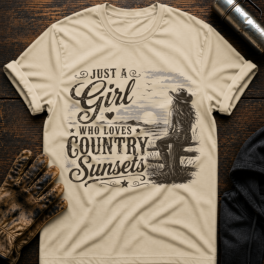 Love Country Sunsets T-Shirt