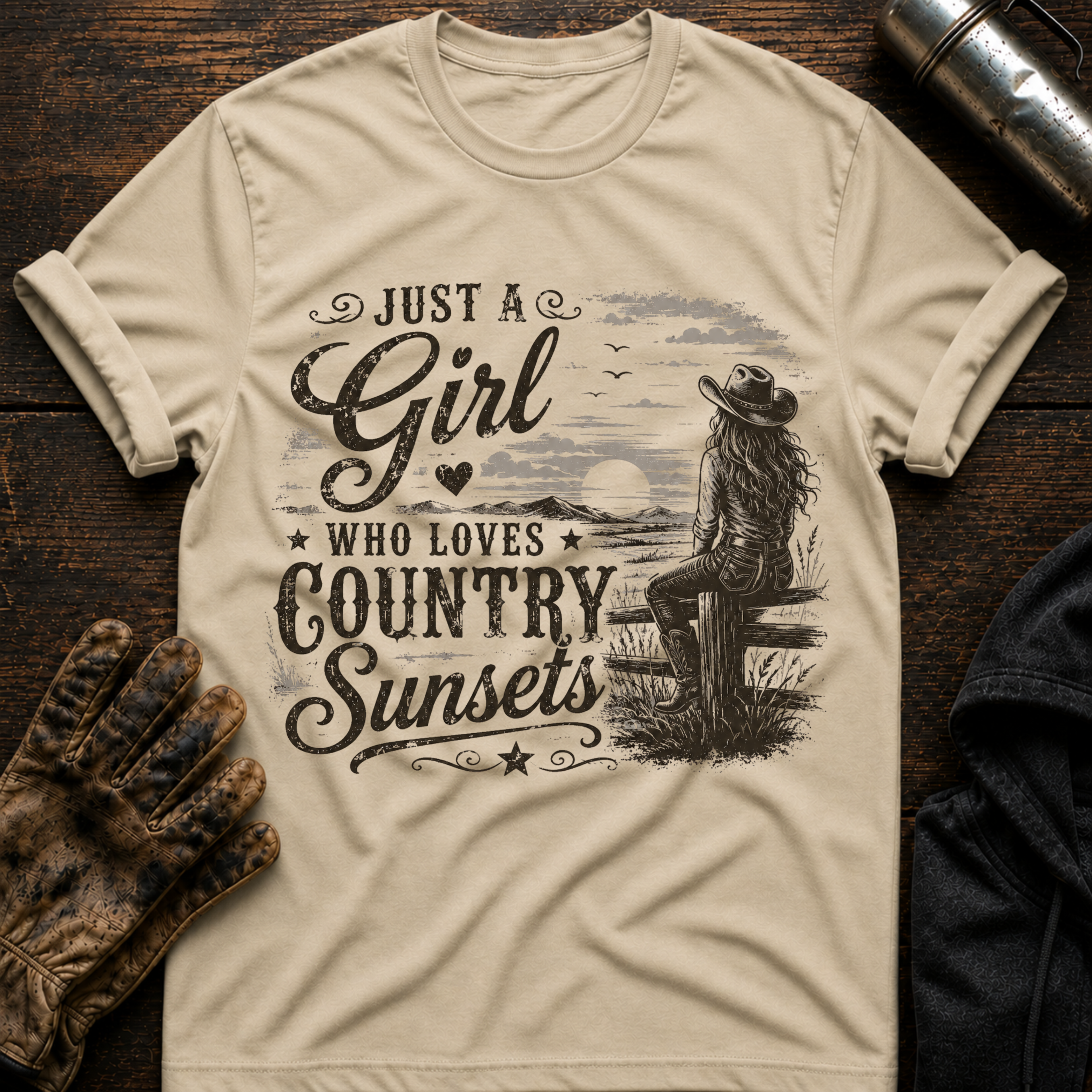 Love Country Sunsets T-Shirt