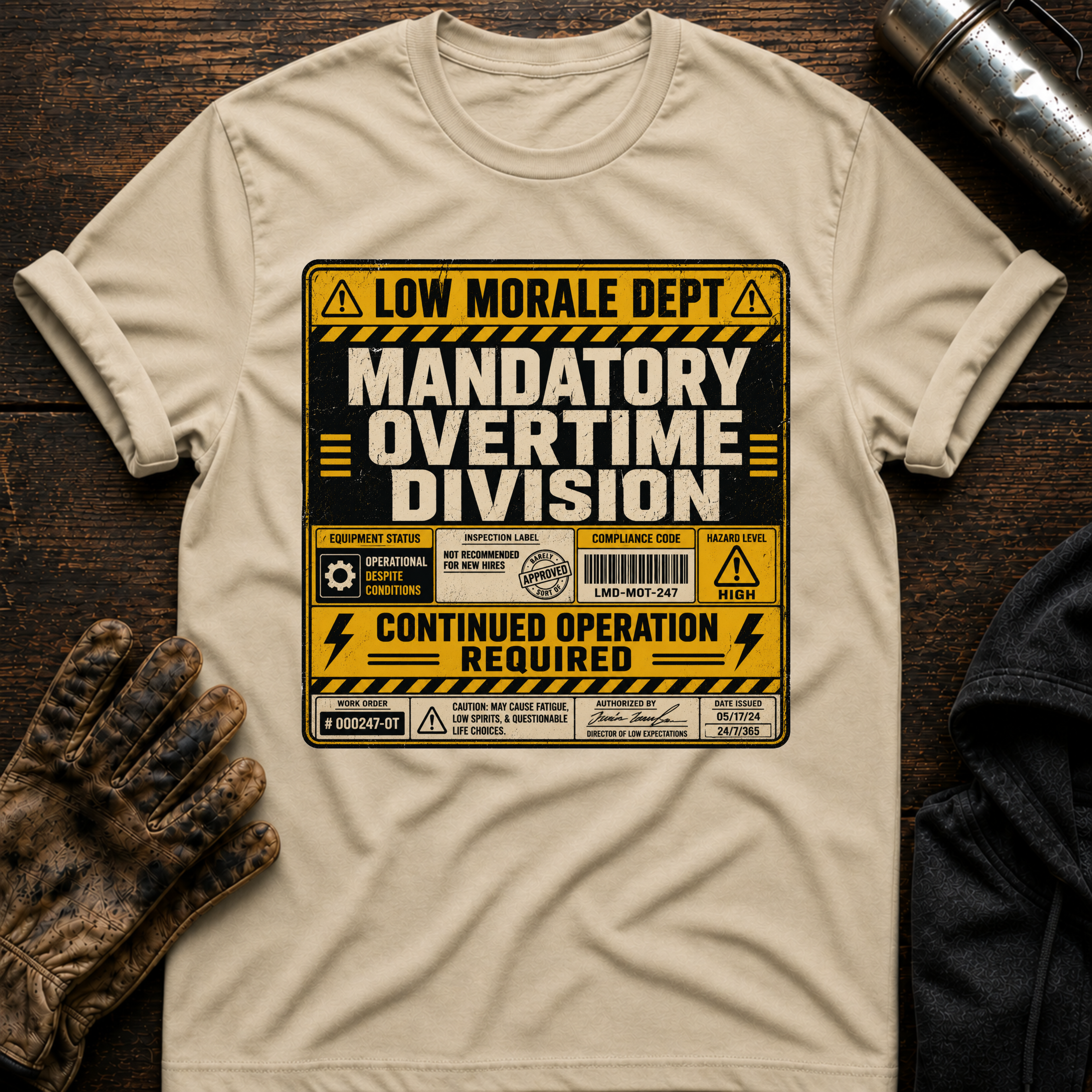 Inspection Label T-Shirt
