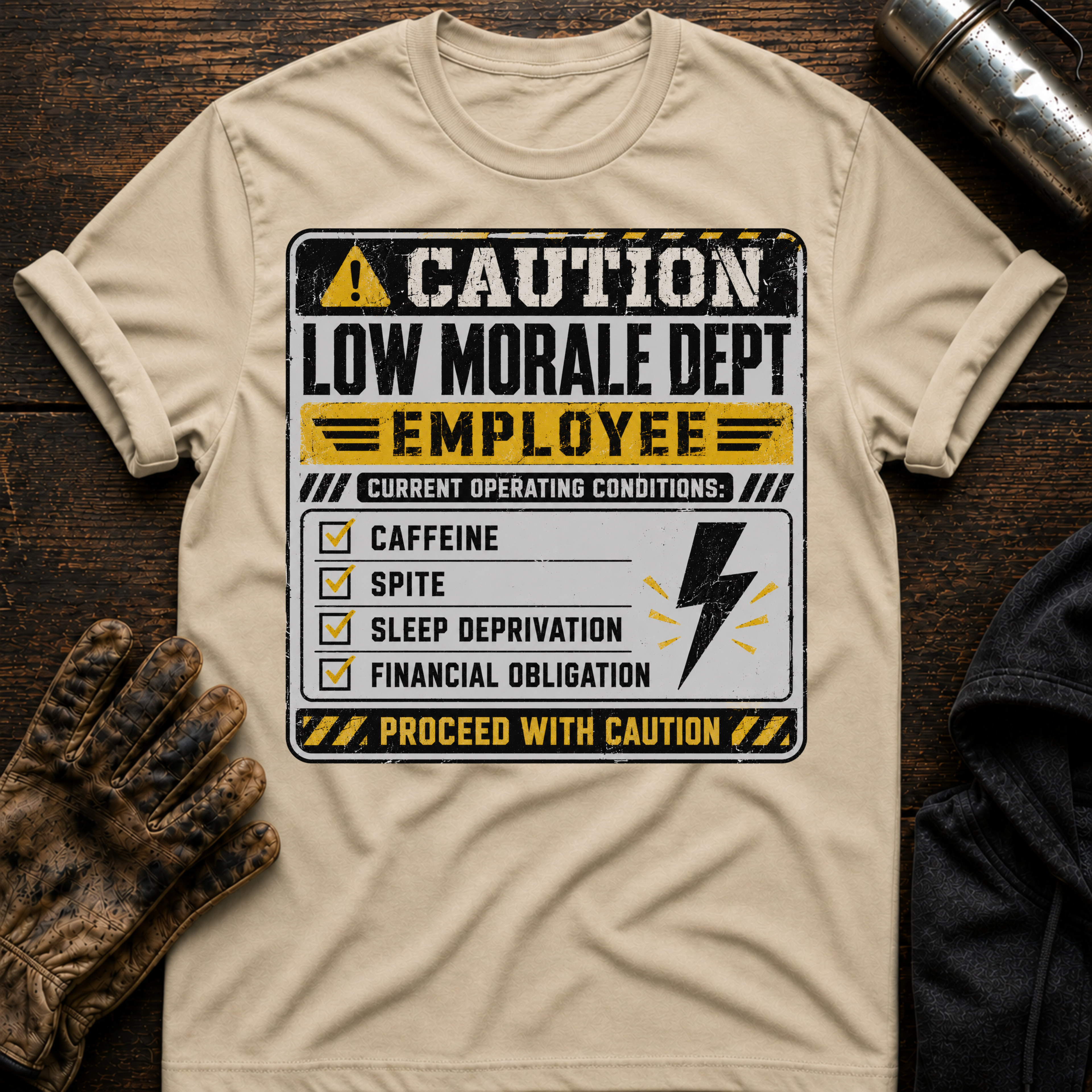 With Caution T-Shirt