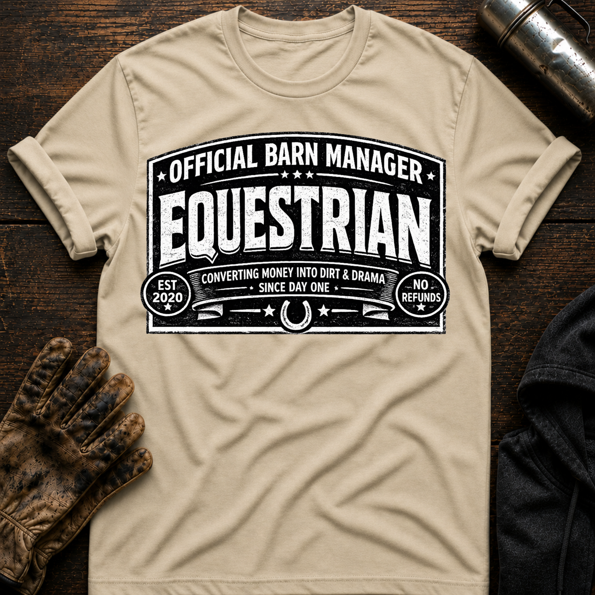 Barn Manager Dirt T-Shirt
