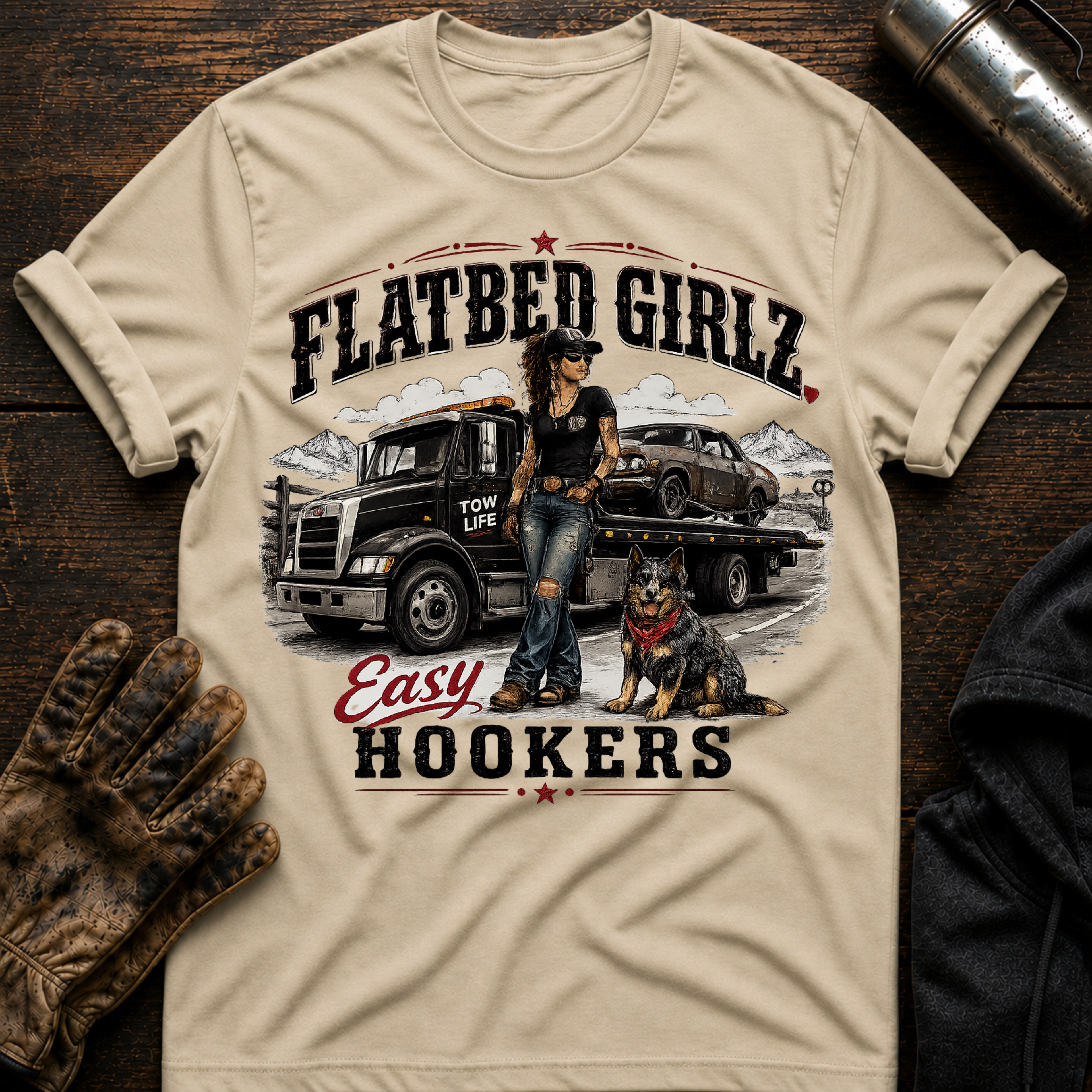 Flatbed Girlz Softstyle T-Shirt