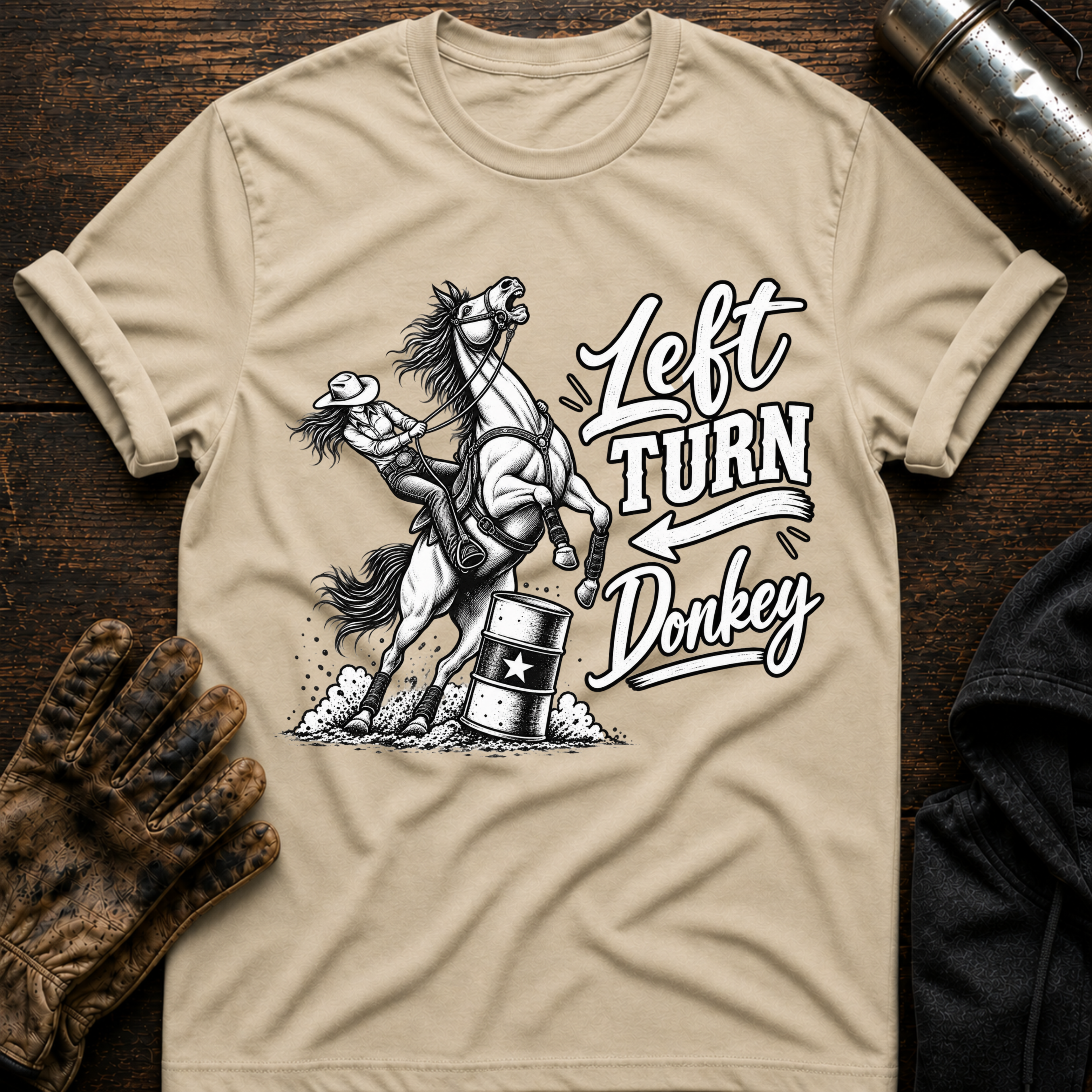 Left Turn Donkey T-Shirt