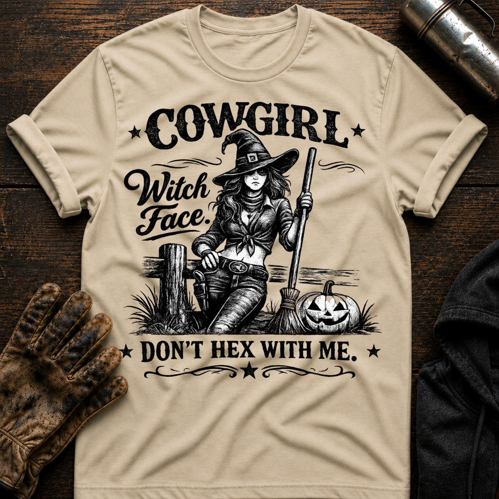 Cowgirl Witch Face T-Shirt