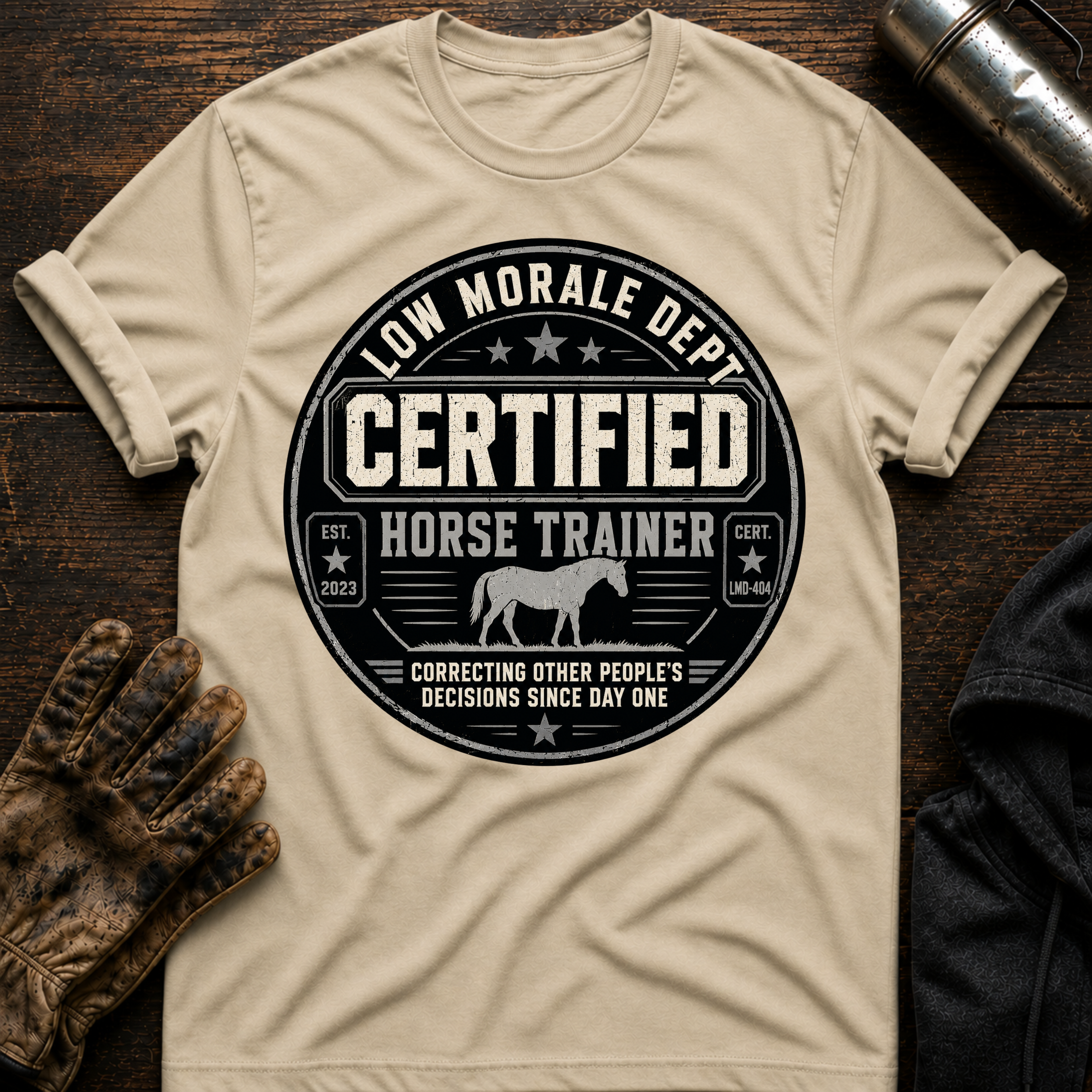 Horse Correcting Day T-Shirt