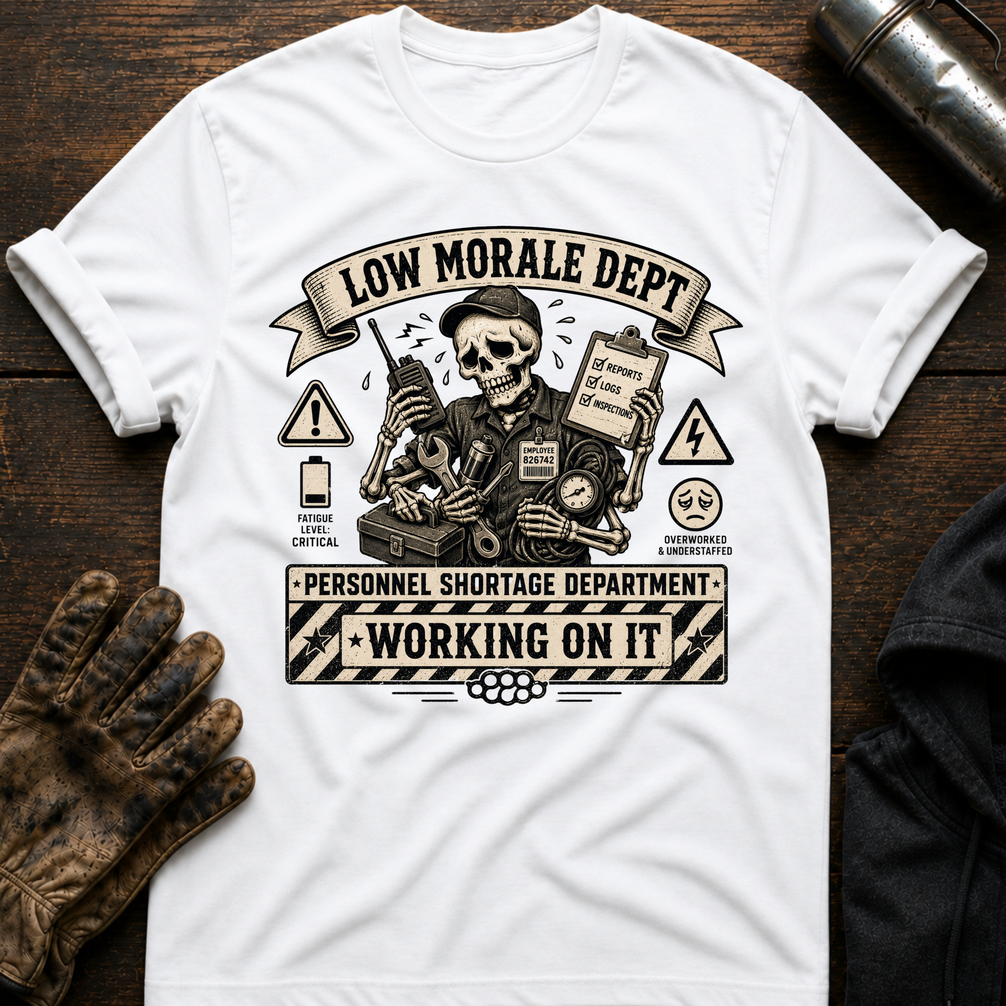 Reports Log T-Shirt
