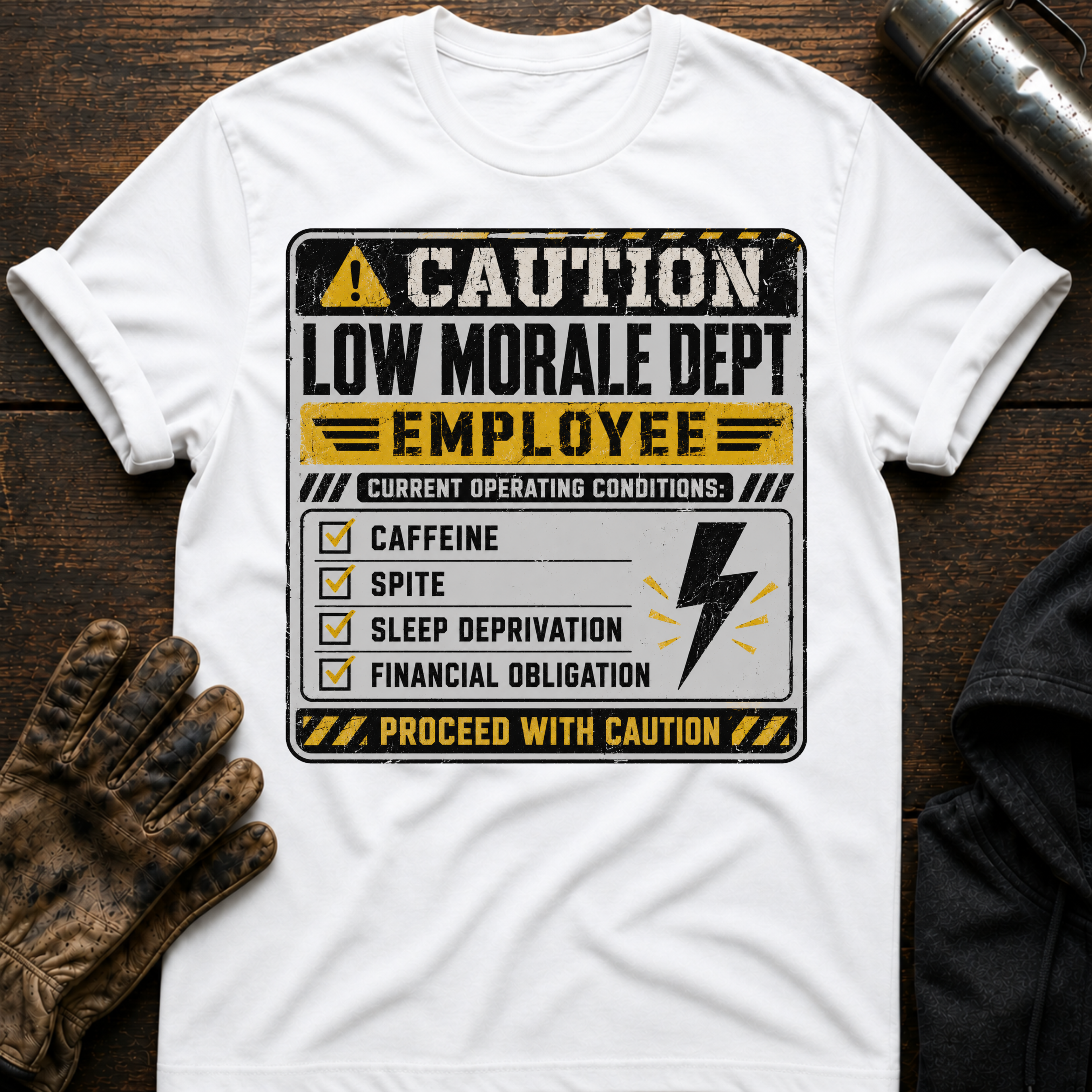 With Caution T-Shirt