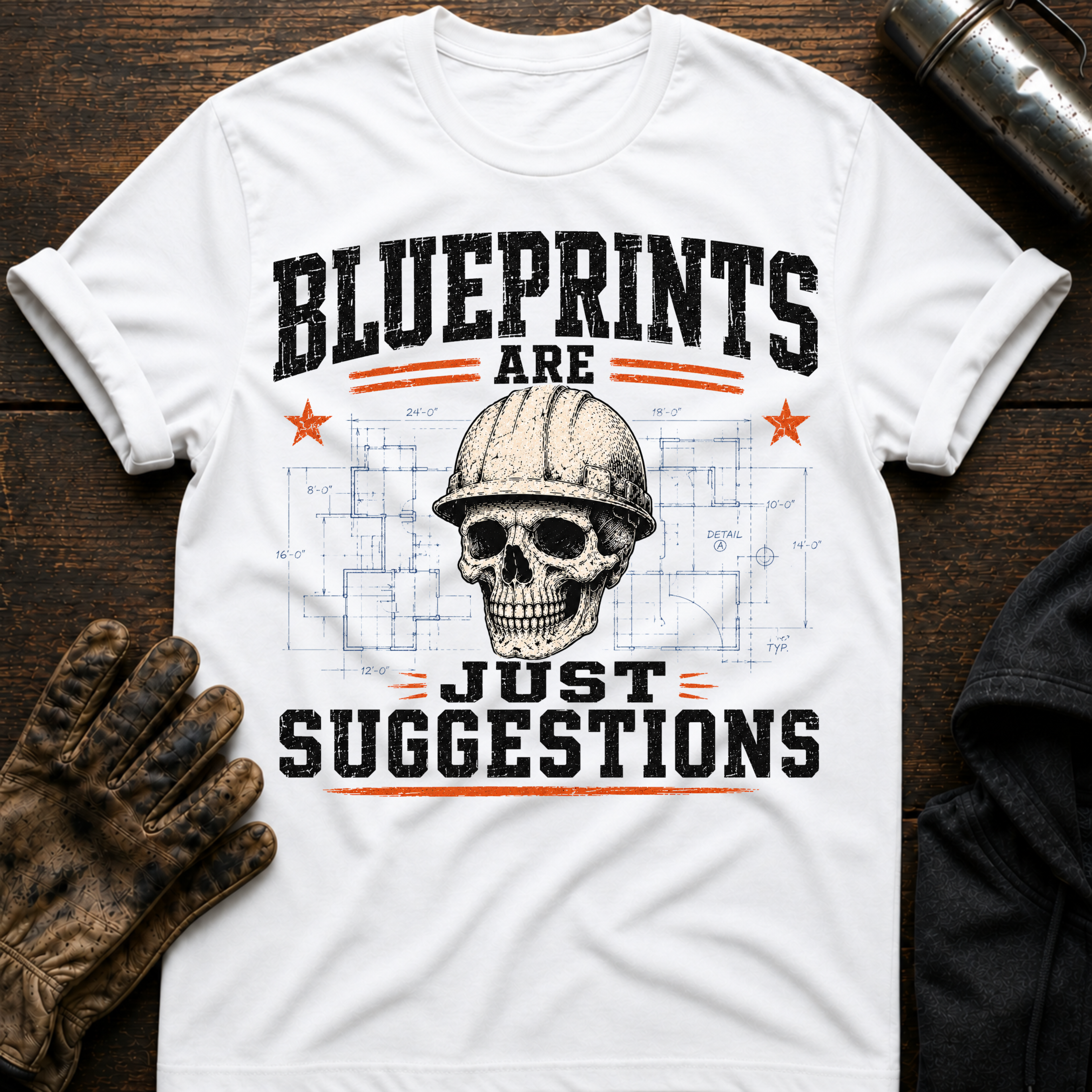 Blue Prints T-Shirt