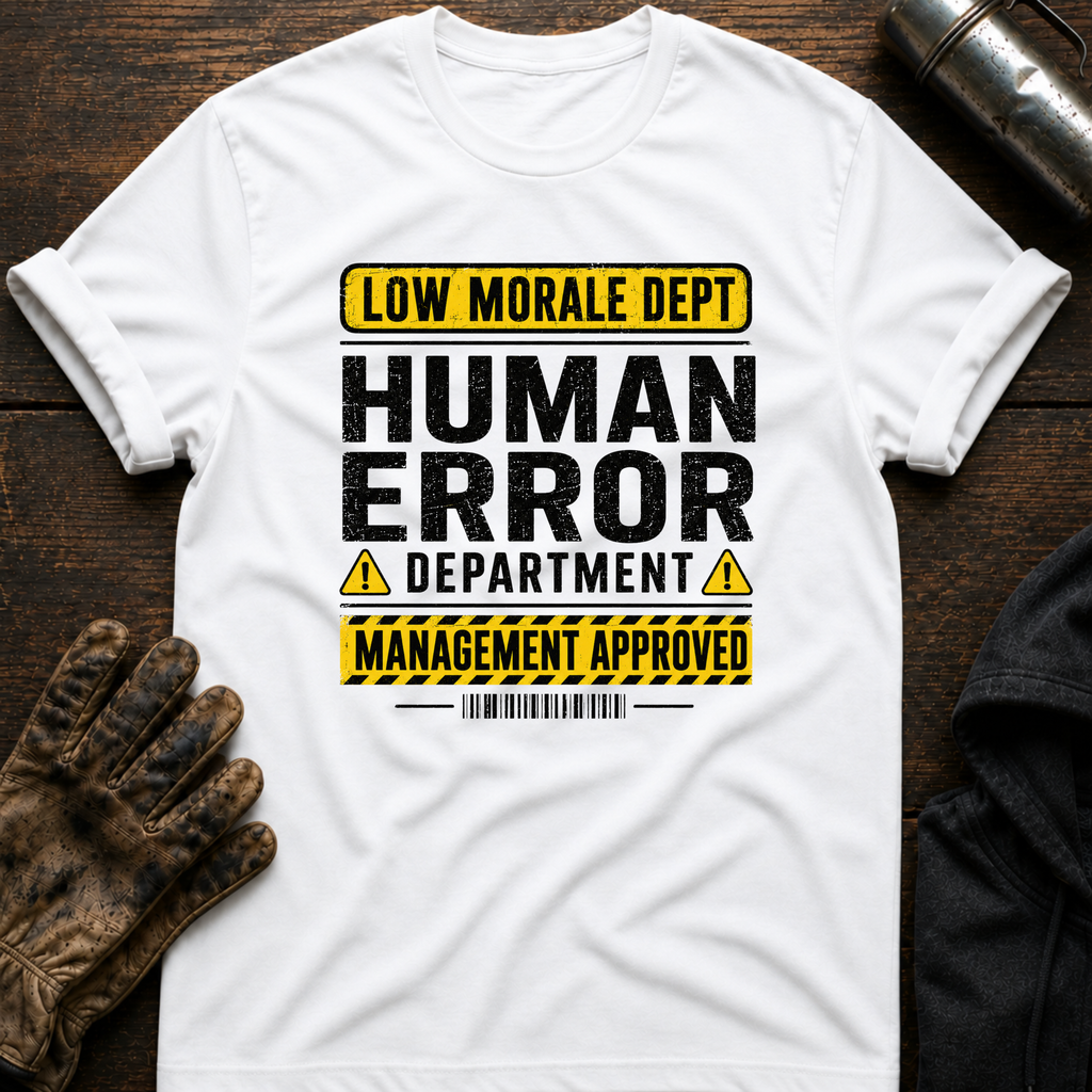 Human Error Department T-Shirt