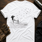 Wooden Fence Flowers T-Shirt