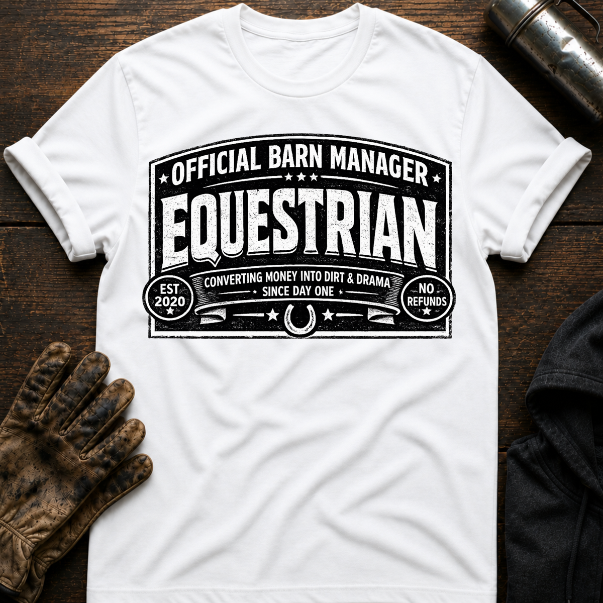 Barn Manager Dirt T-Shirt